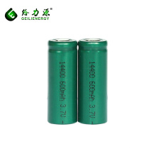 En gros rechargeable 14400 batterie au lithium-ion 3.7v li-ion 600mah batterie au lithium